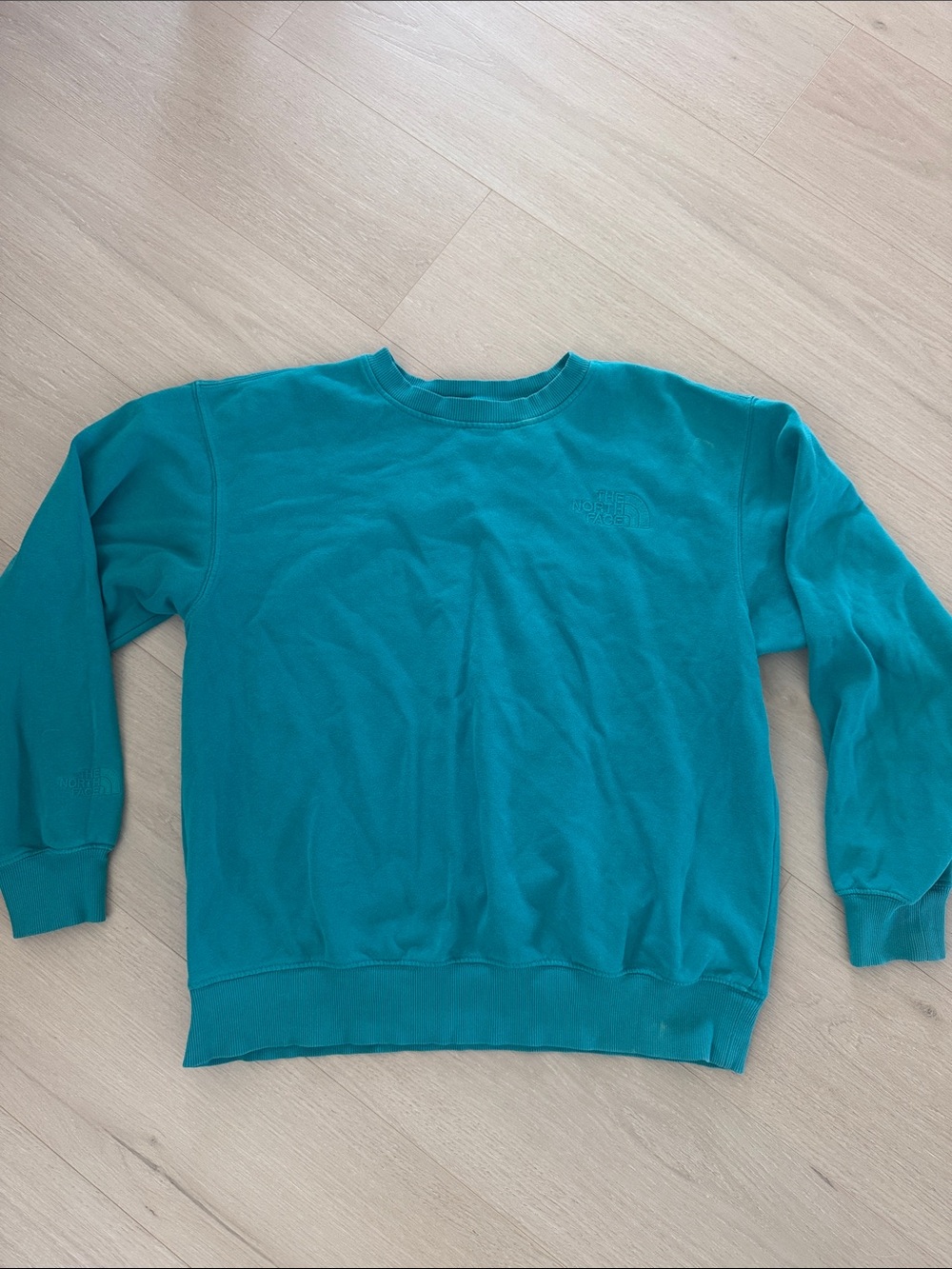 The North Face Teal Crewneck Pullover